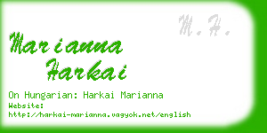 marianna harkai business card